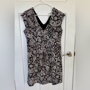 Loft Large Petite Brown Sleeveless Dress